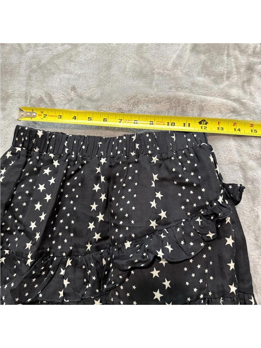 LoveShackFancy Black Star Ruffle Mini Skirt - Picture 5 of 5